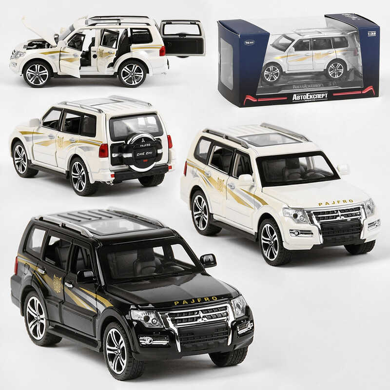 Джип металопластик GT - 2156 (72/2) "Авто Експерт Преміум", 2 кольори, 1:32, світло, звук, інерція, відчиняються двері, багажник, капот, в коробці