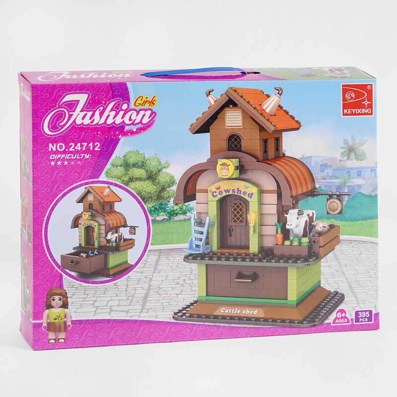 Конструктор AUSINI 24712 (12/2) 395 деталей, “Fashion Girls”, ферма, у коробці