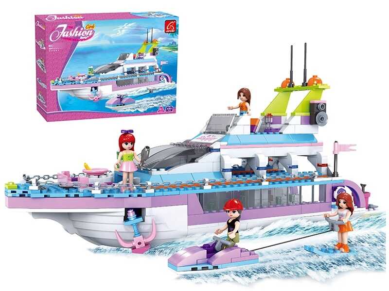 Конструктор AUSINI 24819 (12/2) "Морський вояж", 480 деталей, у коробці
