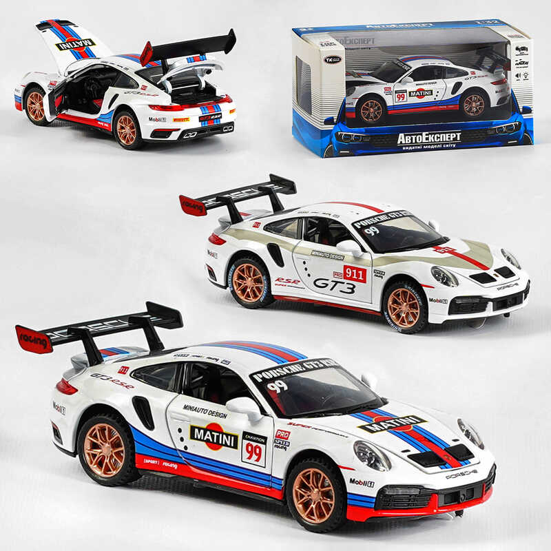 Машина металопластик LF - 01121 (72/2) "Авто Експерт" 2 види, 1:32, світло, звук, інерція, відчиняються двері, багажник, капот, в коробці