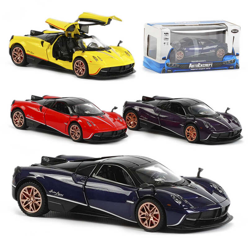 Машинка 67008 (48) "Авто Експерт", 4 кольори, металопластик, 1:32, світло, звук, інерція, відчиняються двері, в коробці, МІКС