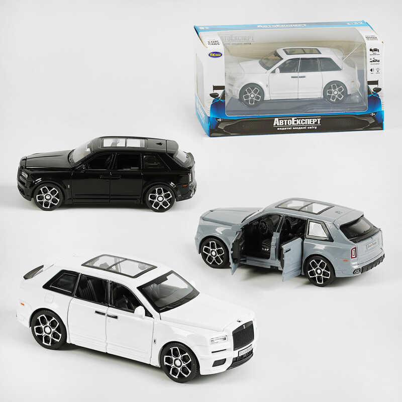 Машинка TK - 11056 (48/2) "Авто Експерт", 3 кольори, металопластик, 1:32, звук, світло, інерція, рухомі елементи, в коробці, ВИДАЄТЬСЯ МІКС ВИДІВ