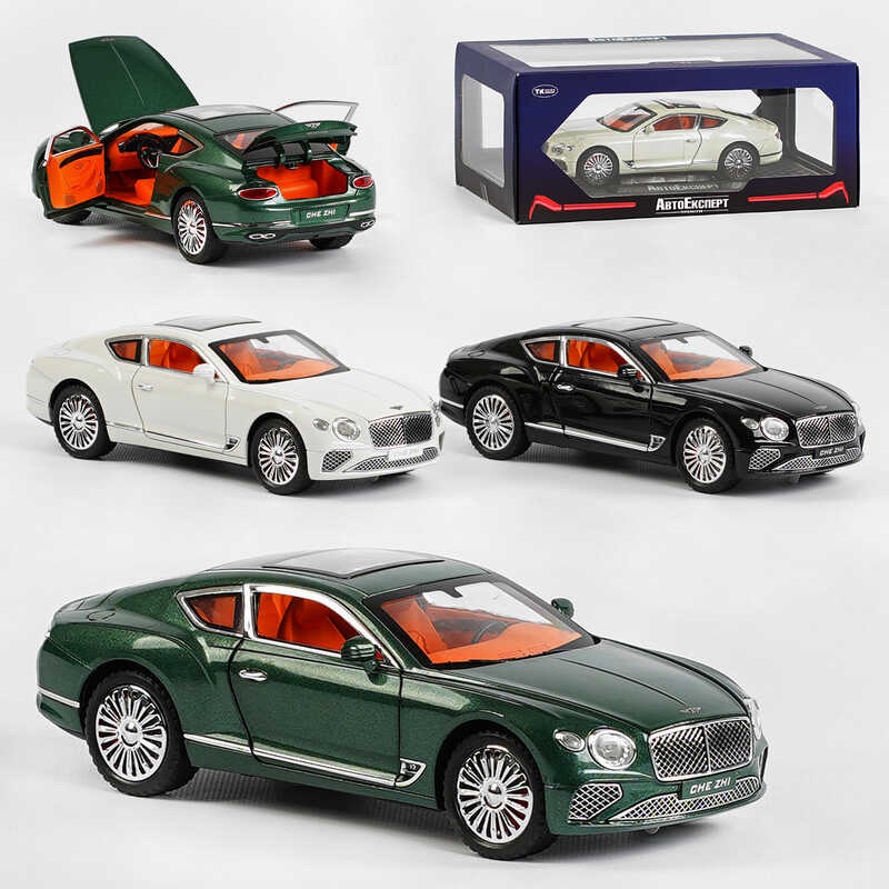 Машинка металопластик GT - 6370 (24/2) "Авто Експерт Преміум", 3 кольори, 1:24, звук, світло, інерція, відчиняються двері, багажник, капот, у коробці, ВИДАЄТЬСЯ ТІЛЬКИ МІКС ВИДІВ