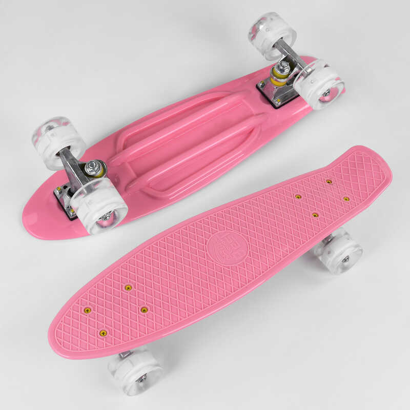 Скейт Пенні борд 2708 (8) Best Board, дошка = 55 см, колеса PU зі світлом, діаметр 6 см