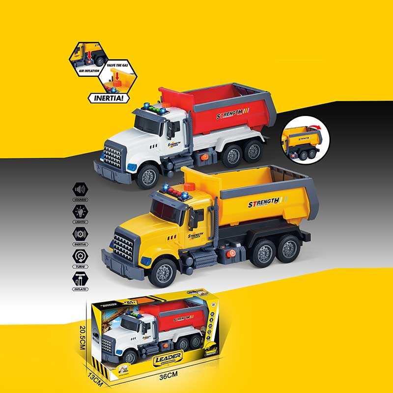 Машина музична 687-51 B (24/2) 2 види, підсвічування, звукові ефекти, інерція, рухомі деталі, в коробці