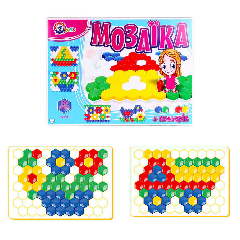 гр Мозаїка №2 2216 (10) 120 ел,"Technok Toys"