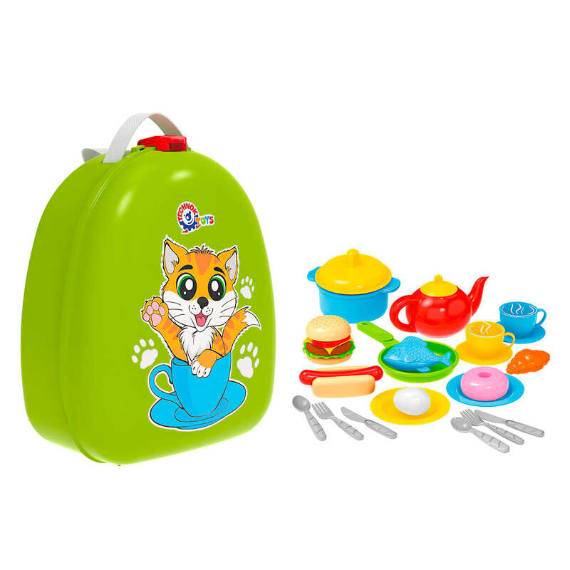 гр Набір продуктів у рюкзаку 8225 (3) "Technok Toys", посуд, їжа
