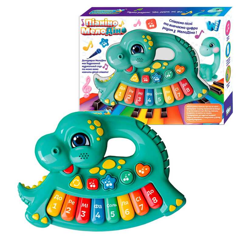 Піаніно музичне 62306 (60) "WToys", ОЗВУЧУВАННЯ УКРАЇНСЬКОЮ МОВОЮ, в коробці