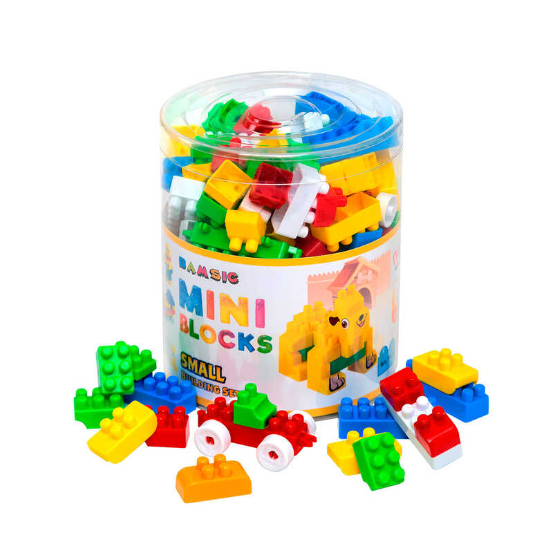 гр Конструктор "Mini Blocks №9" 144 деталей в тубусі 116/9 (30) "Bamsic"
