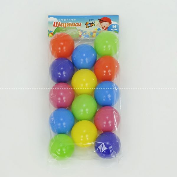 гр Кульки мал. "60 мм" 16028 (30) у пакеті 14 шт. "M-Toys"