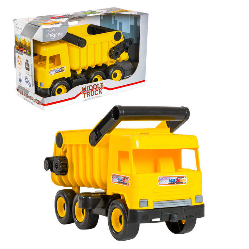 гр Самоскид "Middle truck" (жовтий) 39490 (4) "Tigres", в коробці