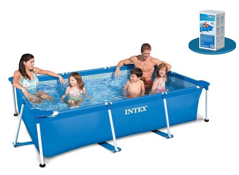 Intex Бассейн каркас 28271 NP (1) прямокут. /6+років/, в коробці, 260х160х65см, 2300 л