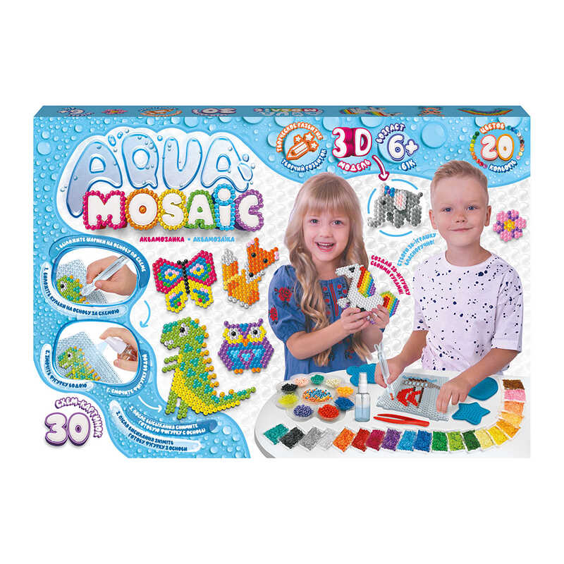 гр Набір креативної творчості великий "Aqua Mosaic" AM-01-01 (10) "Danko Toys"