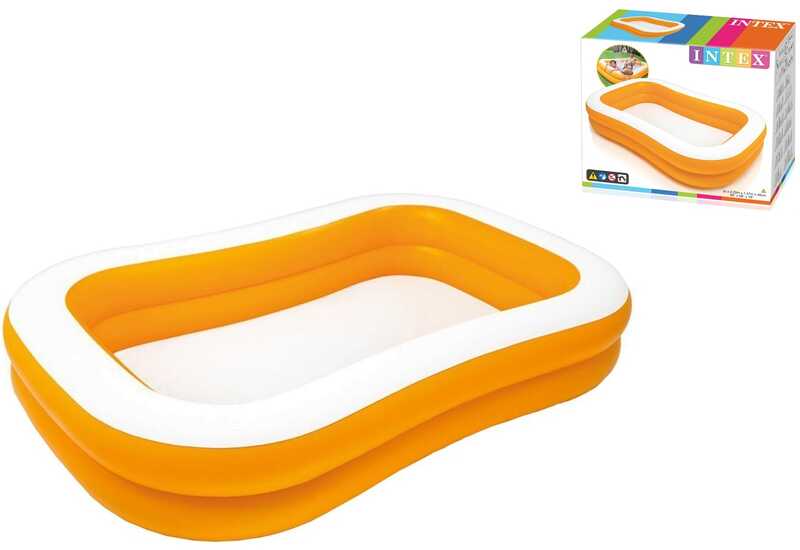 Intex Басейн 57181 NP "Мандарин" (3) розміром 229х147х46см., Обсяг: 600л, від 3 років