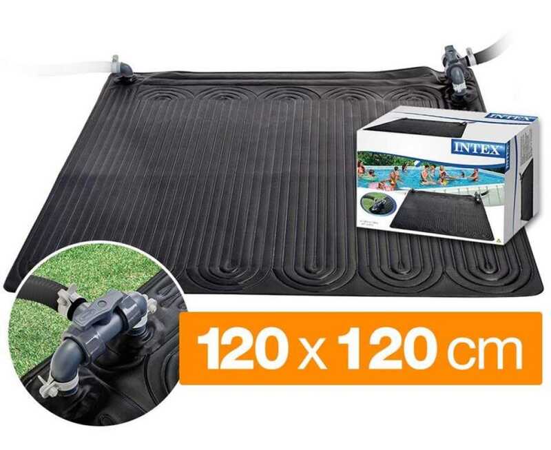 Intex Килимок 28685 (3) 120х120см, нагрівач для води від сонця Solar Heating Mat, щланг 32мм