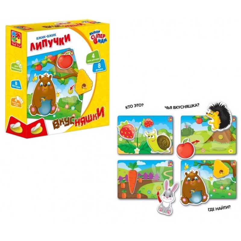 гр Гра з липучками "Вкусняшки" - VT 1302-22 / укр / (14) "Vladi Toys"