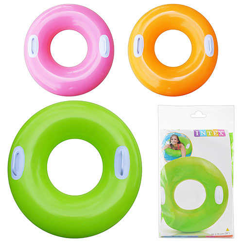 Intex Коло 59258 NP , однотонний з ручками, діаметром 76см, від 8 років, 3 кольору
