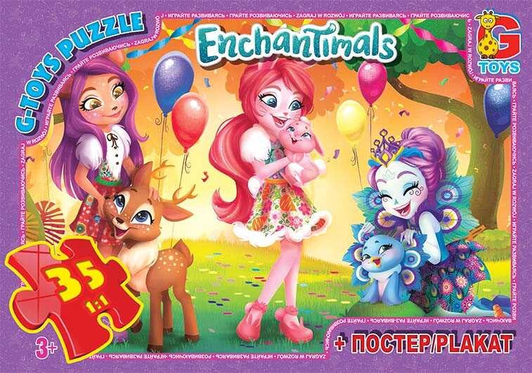 гр Пазли 35 ел. "G Toys" "Enchantimals" EA 212 (62) +постер