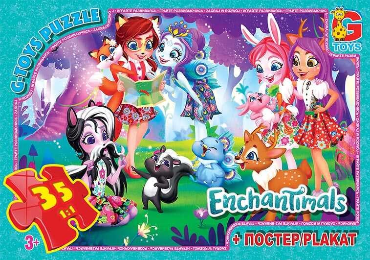 гр Пазли 35 ел. "G-Toys" "Enchantimals" EA 200 (62) + постер