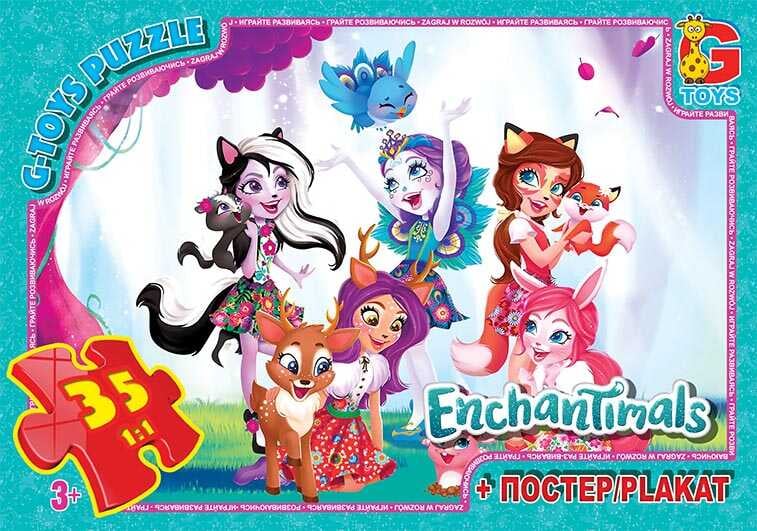 гр Пазли 35 ел. "G-Toys" "Enchantimals" EA 201 (62) + постер
