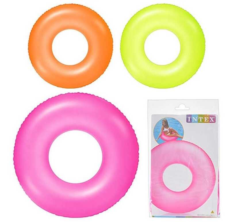 Intex Коло 59262 NP , однотонний, 3 кольори, діаметром 91см, від 8 років