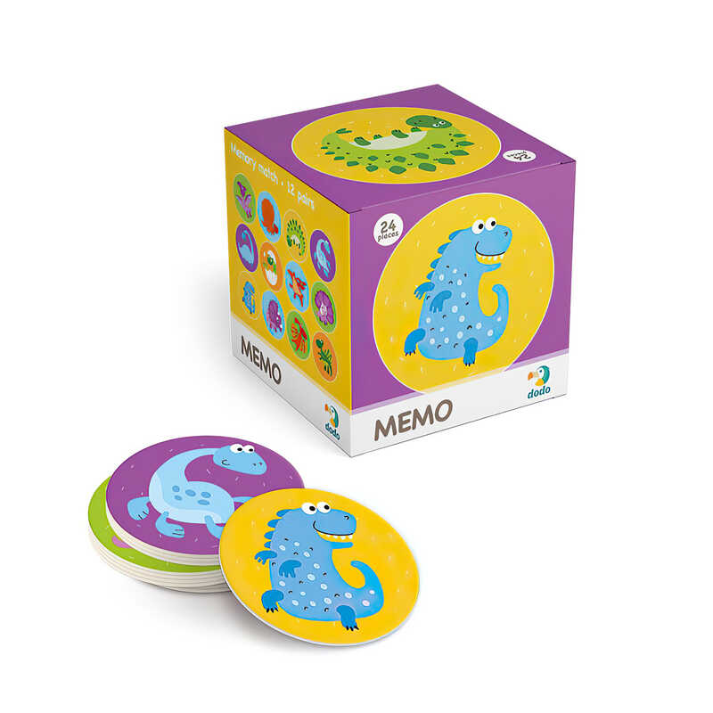 гр Гра настільна міні Мемо "Динозаври" 300142 (54) "Dodo"