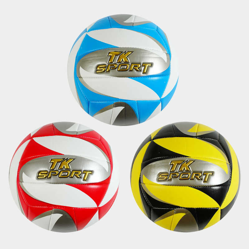 М`яч волейбольний C 60976 (60) "TK Sport" 3 види, матеріал м`який PVC, вага 280-300 грамів, розмір №5, ВИДАЄТЬСЯ ТІЛЬКИ МІКС ВИДІВ