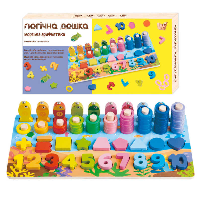 Дошка логічна 32521 (40) "WToys", в коробці