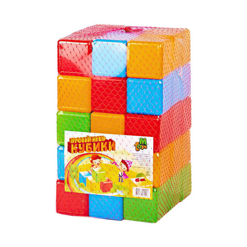 гр Кубики кольорові 45 шт. 09065 (9) "M Toys"