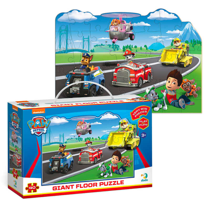 гр Великий пазл на підлогу "Paw Patrol" 200467 (16) "DoDo", 64х46 см, в коробці