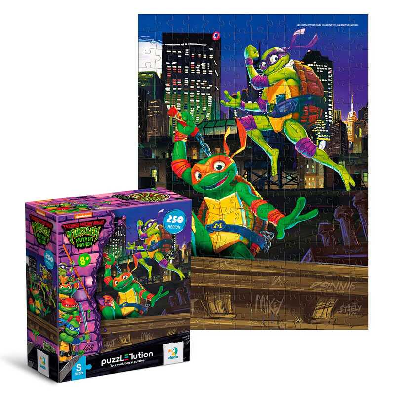 гр Пазл Medium-S "TMNT. Донателло та Мікеланджело" 250 елементів 200529 (32) "DoDo"
