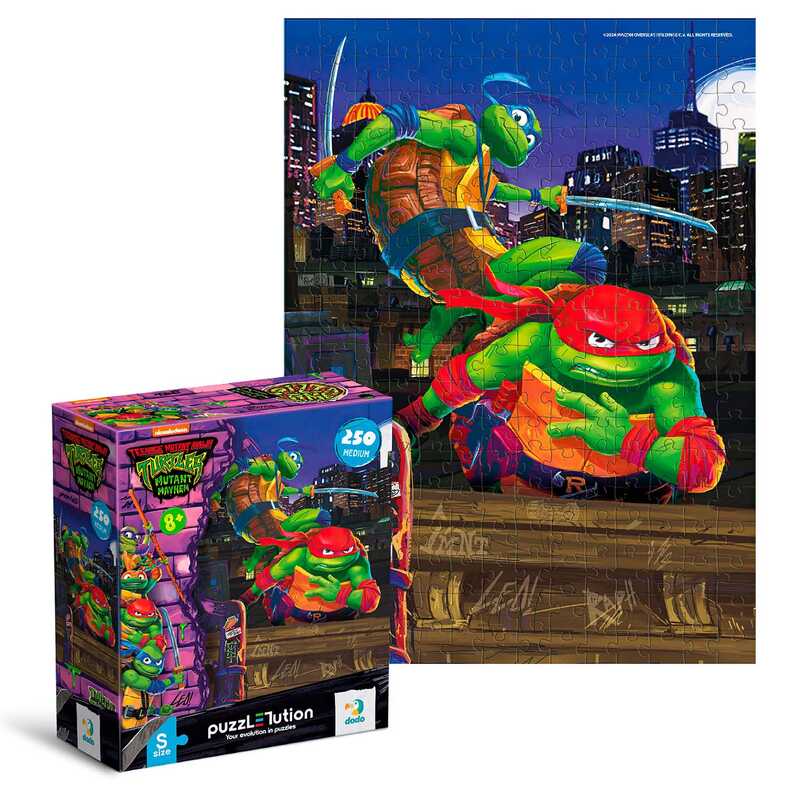 гр Пазл Medium-S "TMNT. Леонардо та Рафаель" 250 елементів 200528 (32) "DoDo"