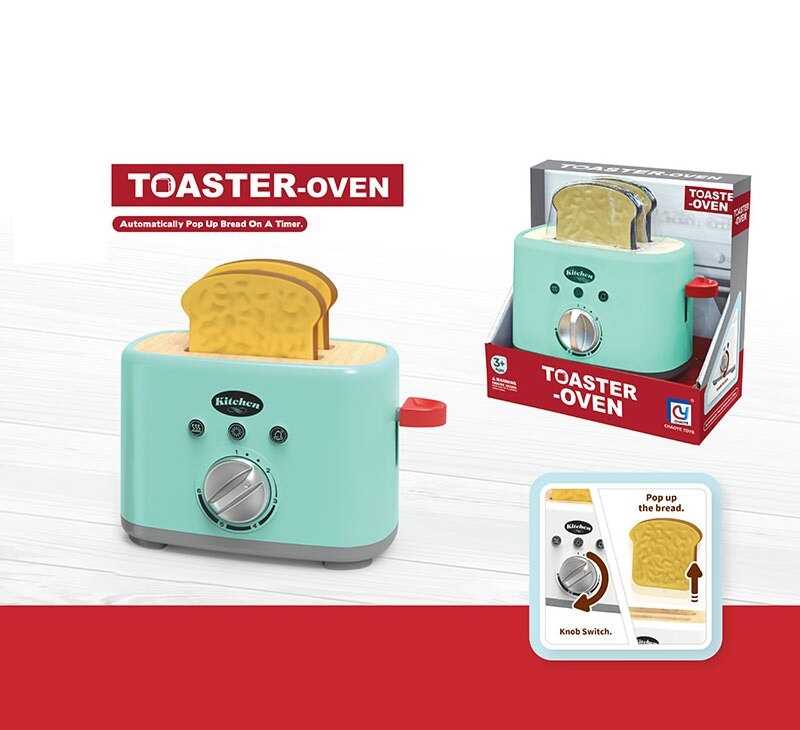 Тостер 818-507 (64/2) механічний принцип роботи, дерев'яні елементи, в коробці