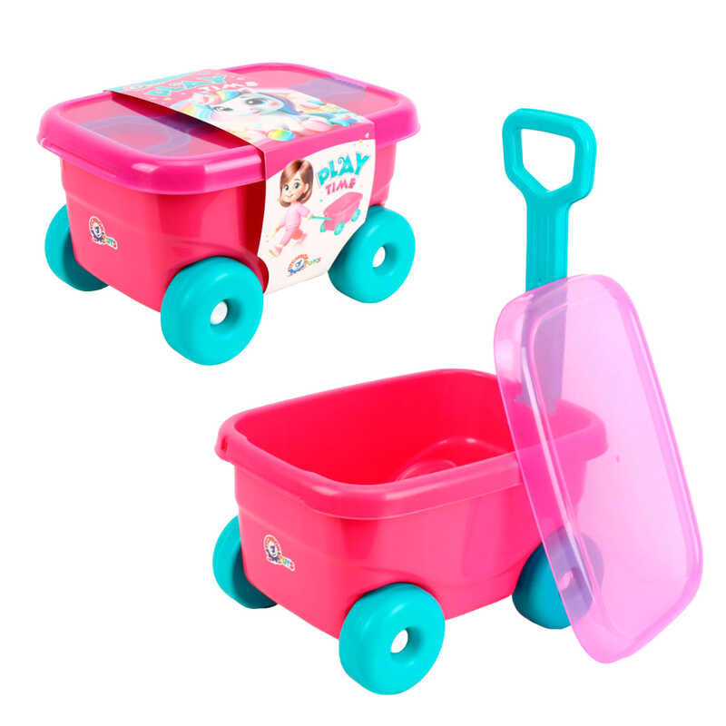 гр Візок 1386 (2) "Technok Toys", розміри: 38х28х22 см, висота ручки: 54 см