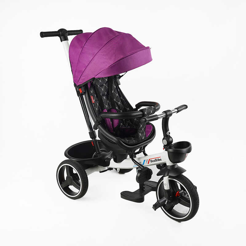 Велосипед 6390 – 17-502 BestTrike "Oscar" (1) ПОВОРОТНЕ СИДІННЯ, КЕРМО СКЛАДАЄТЬСЯ, КОЛЕСА З ПРОГУМОВАНИМ PU, КОШИК, ТЕЛЕСКОПІЧНА РУЧКА