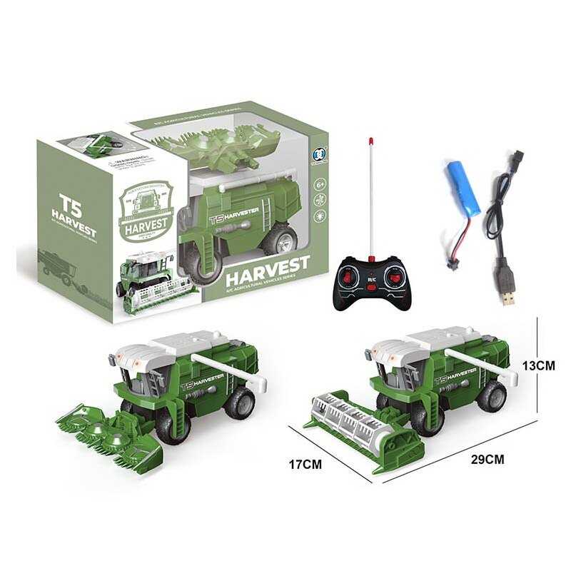 Комбайн на радіокеруванні CR 1925 (24/2) 2 види, підсвічування, акум. 3.7V, USB-кабель, в коробці