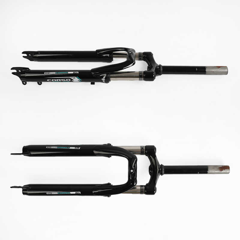 Вилка велосипедна амортизаційна 26469 "INTENSE" (10) матеріал сталь, 38мм, без перемикача