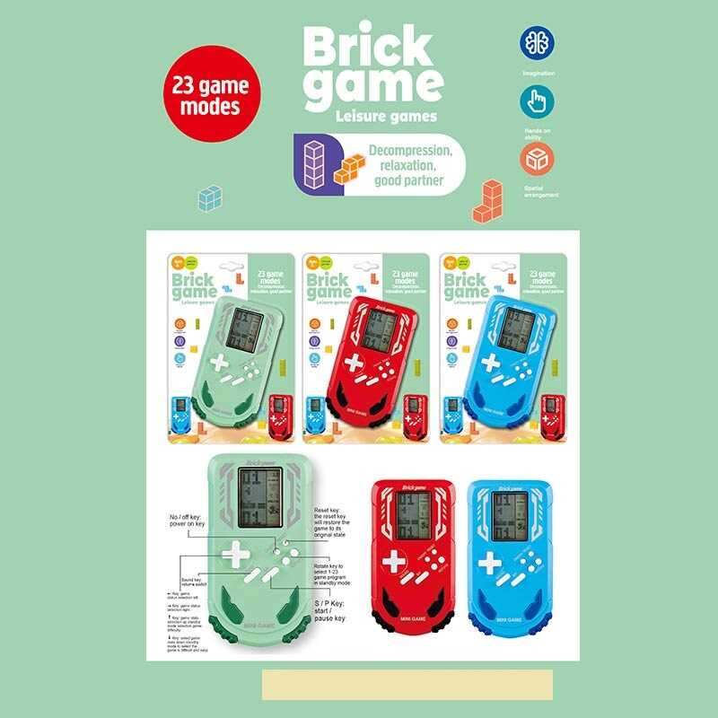 Тетрис 158 C-9 (240/2) 3 кольори, 23 гри, звук, на листі, ВИДАЄТЬСЯ ТІЛЬКИ МІКС ВИДІВ