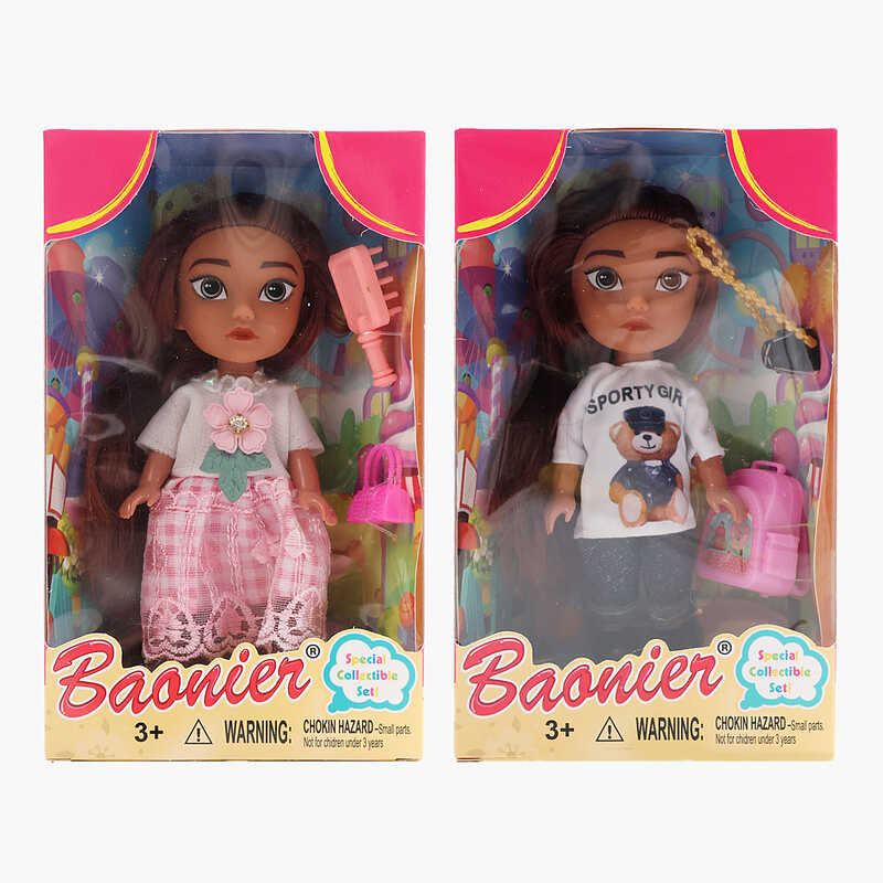 Лялька JJ 8754-49 (192/2) 2 види, 16 см, знімне взуття, аксесуари, в коробці