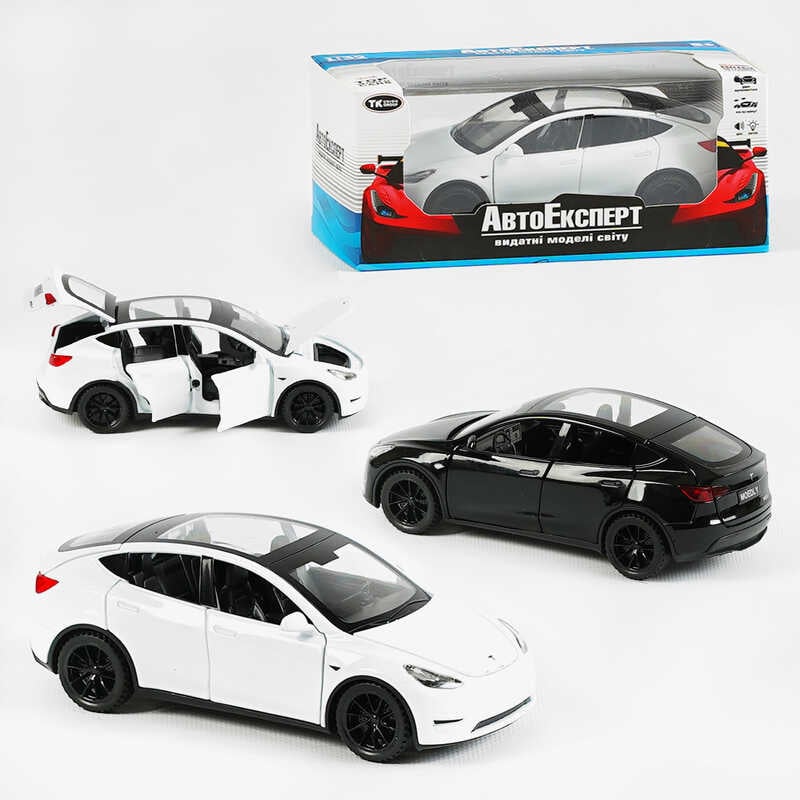 Машинка 39110 (48/2) "Авто Експерт", 2 види, металопластик, 1:32, звук, світло, інерція, рухомі елементи, в коробці