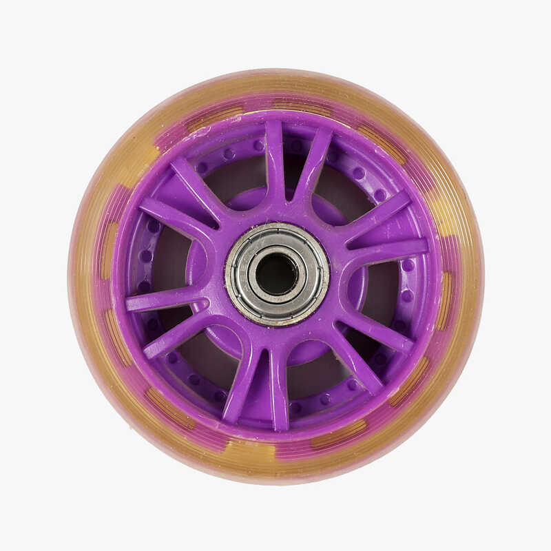 Колесо для самоката заднє, d=90 мм, КОЛІР ФІОЛЕТОВИЙ, ЦІНА ЗА 1 ШТУКУ