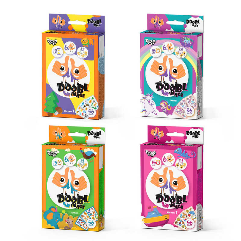 гр Настільна гра "DOOBL IMAGE" DBI-02-01U,02U,03U,04U УКР. (32) 4 види, "Danko Toys"