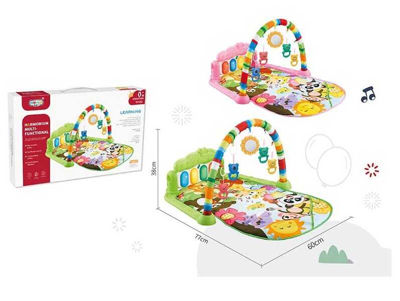 Килимок 668-90 (24) 2 види, мелодії, підсвічування, в коробці