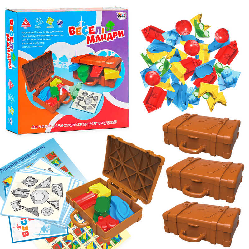 гр Розвиваюча гра UKВ-В 0044 "Веселі мандри" (12) "4FUN Game Club"
