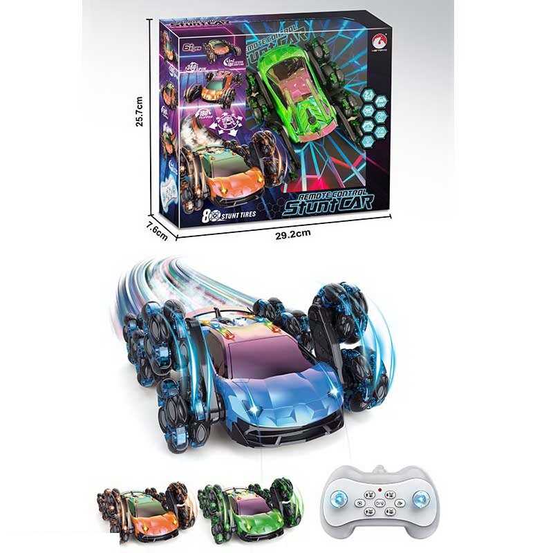 Машина на радіокеруванні HG 4-16 (24) 3 кольори, світло, парогенератор, обертання на 360°, перевороти коліс, акум. 3.7V, пульт 2.4GHz, в коробці, ВИДАЄТЬСЯ ТІЛЬКИ МІКС ВИДІВ