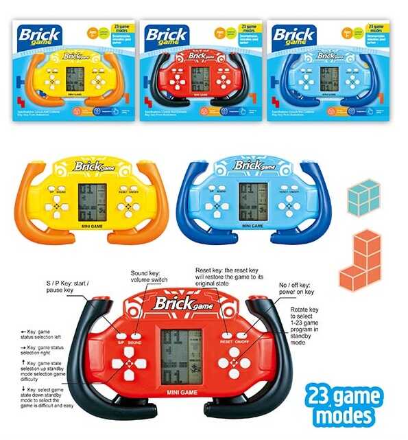 Тетрис 158 C-7 (240/2) 3 види, 23 гри, звук, на батарейках, на листі