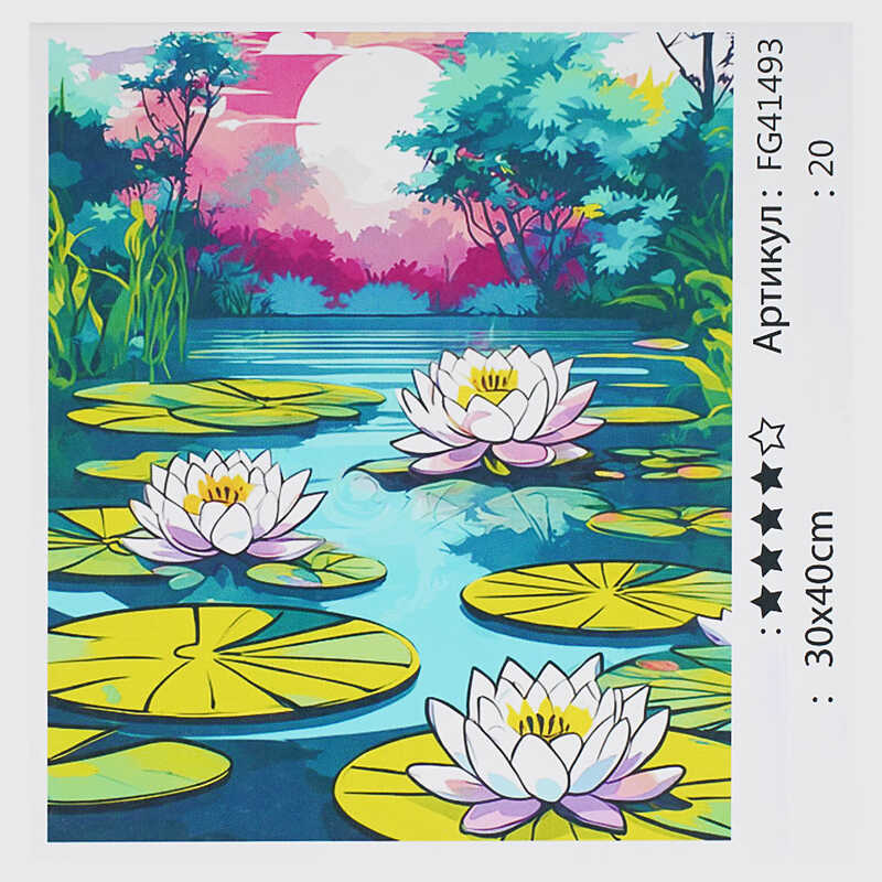 гр Картина за номерами FG 41493 (30) "4FUN Game Club", 30х40 см, в коробці