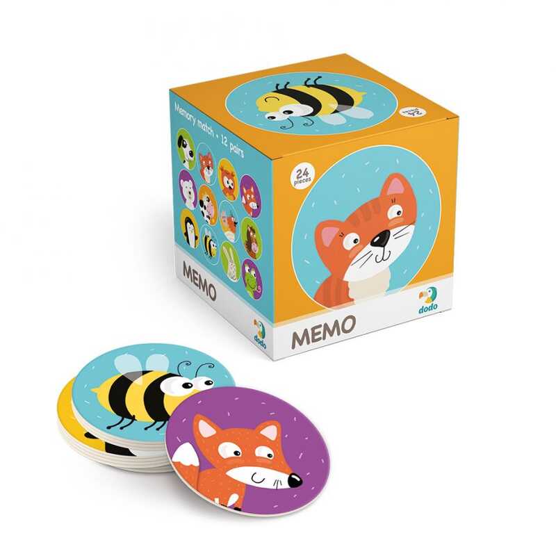 гр Гра настільна міні Мемо "Тварини" 300145 (24) "Dodo"
