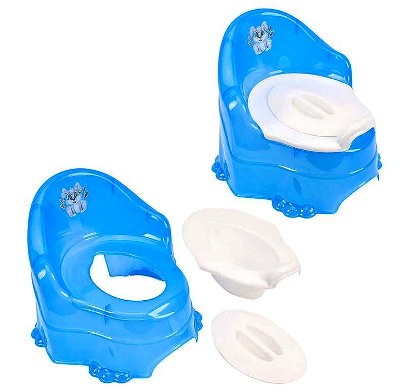 Горщик дитячий 9475 син."Technok Toys" , без інд. пакування