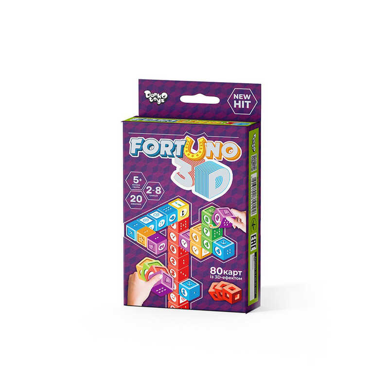 гр Настільна гра "Fortuno 3D" G-F3D-01-01U УКР. (32)  "Danko Toys"